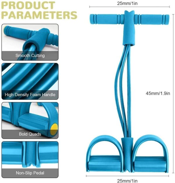 Pull Reducer Training Bands Natural Rubber 4 Tubes BodyBest Amazon Deals