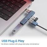 Portronics Mport Mino A USB 3.0 Hub Dock (3-in-1) withBest Amazon Deals