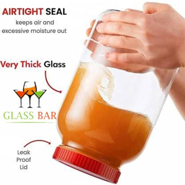 big size jar for kitchen storage 6000 ml Glass Pantry JarBest Amazon Deals