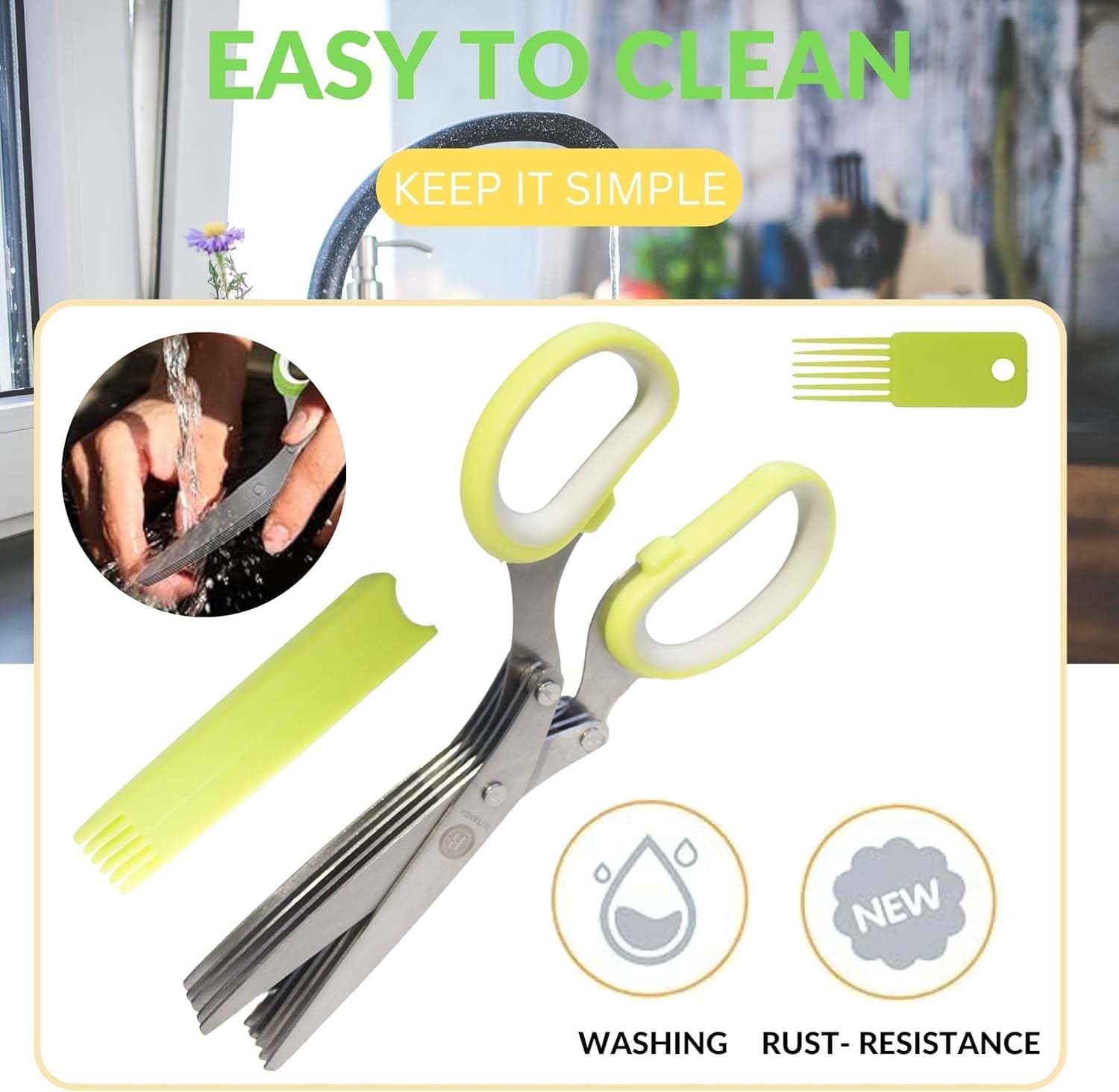 Shredding Scissors with Cleaning Combo – Multi-Function 5Best Amazon Deals