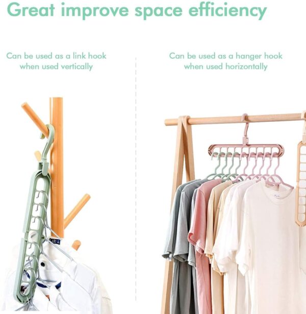 RYUKCREATIVES Magic 9 Holes Clothes Hanger, WardrobeBest Amazon Deals