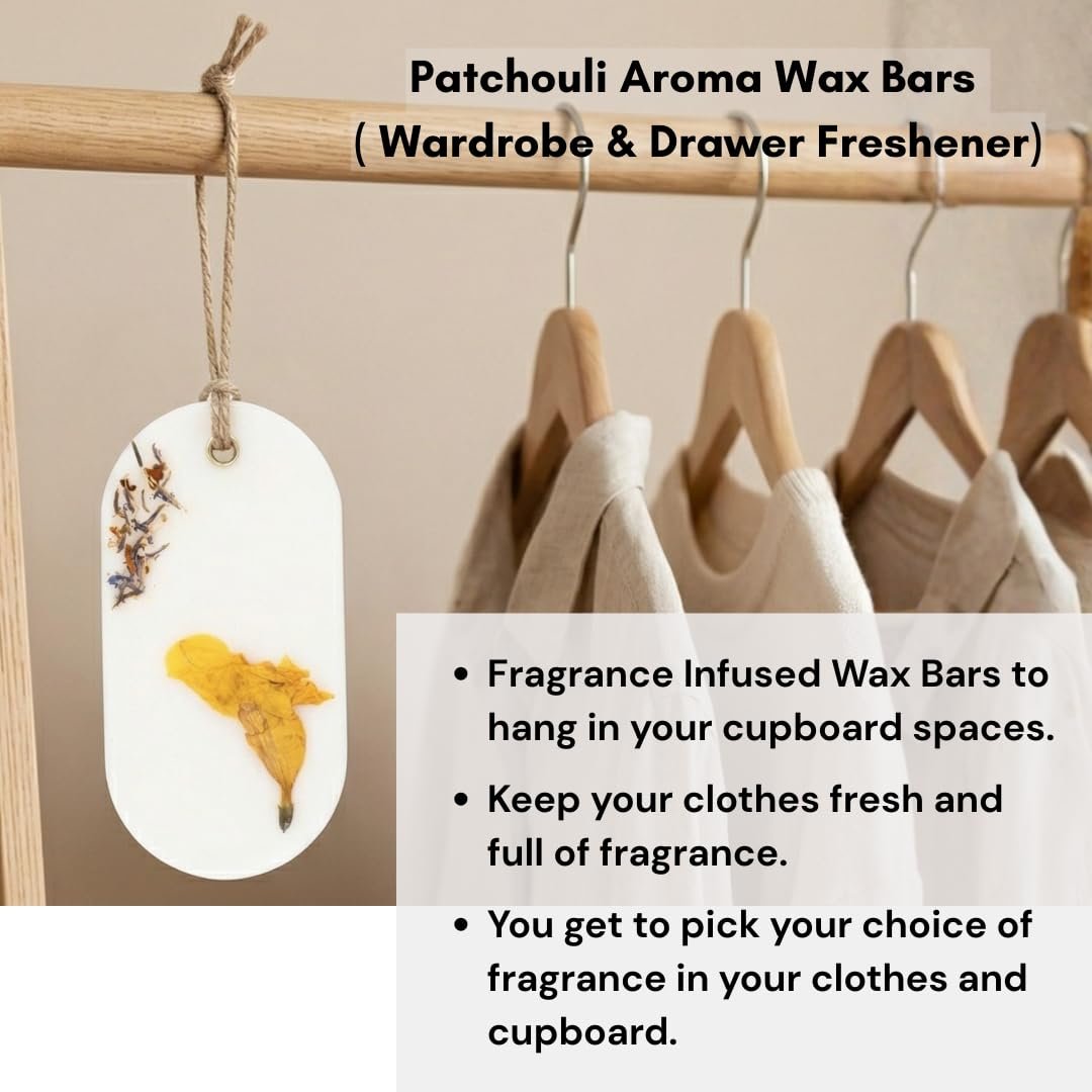 Patchouli Aroma Wax Bar Wardrobe Freshener | Long LastingBest Amazon Deals