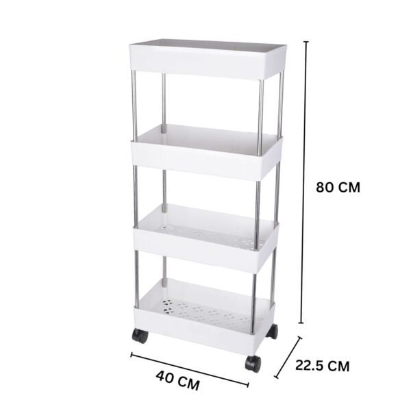 Multipurpose Storage Organizer Slim Rack Shelf withBest Amazon Deals