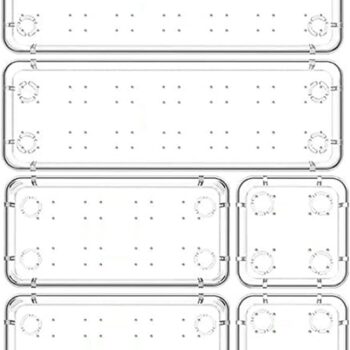 Zollyss Desk Drawer Organizer Trays Various Size BathroomBest Amazon Deals