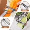 Go Store 2 in 1 Stainless Steel Julienne Vegetable PeelerBest Amazon Deals