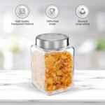 Amazon Brand – Solimo – Set of 6 Glass Jars – 650 ml -Best Amazon Deals