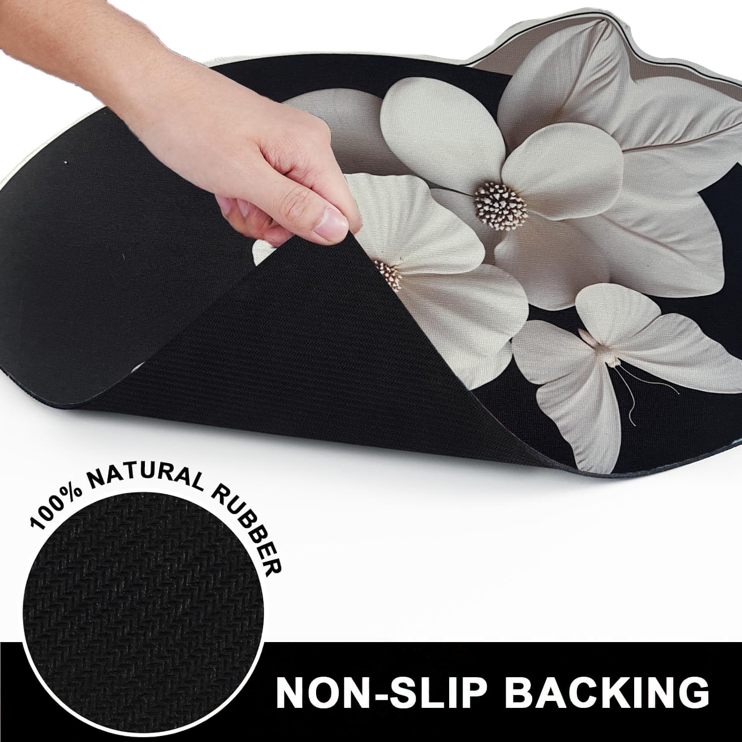 3D Butterfly (36×58 cm) Anti-Skid Mats use as OfficeBest Amazon Deals