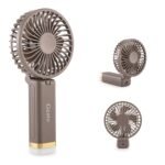 Gesto Portable Fan Rechargeable with LED Light  FoldableBest Amazon Deals