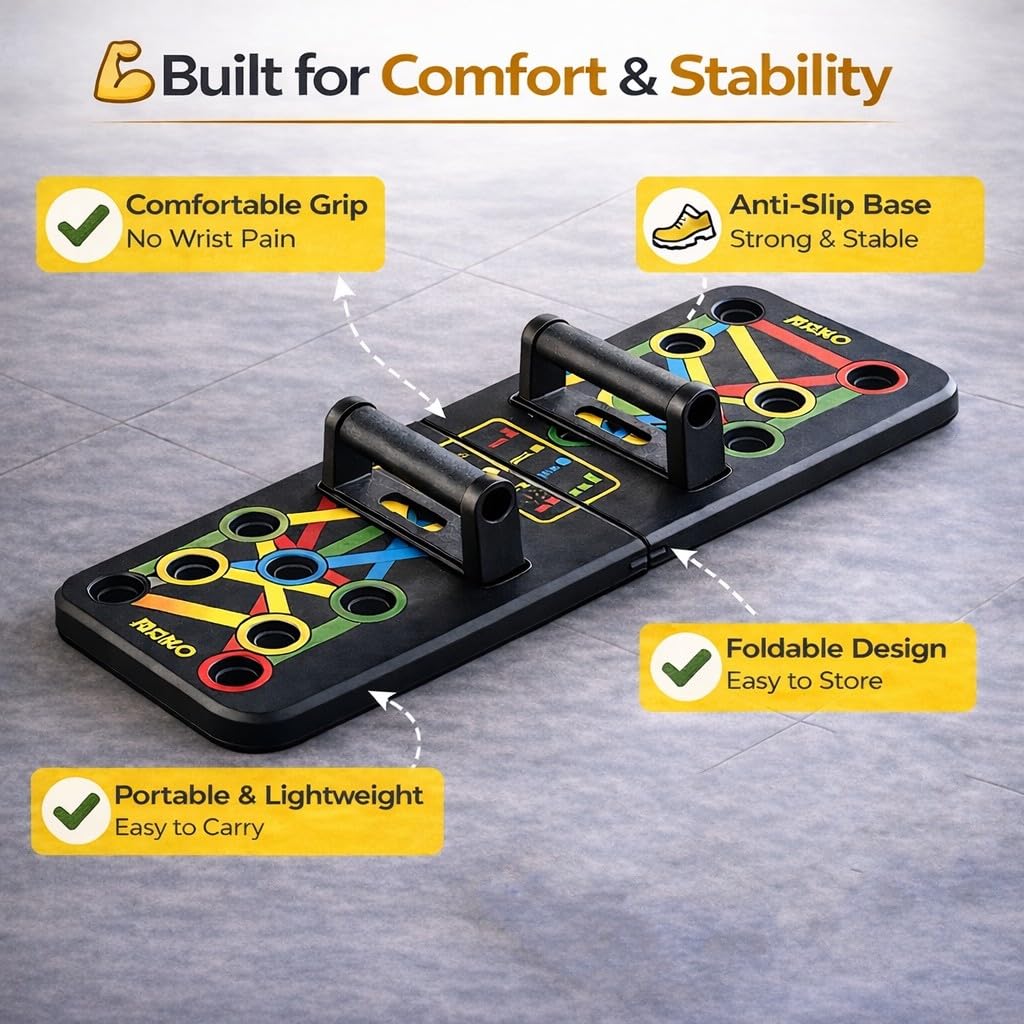 PulGos Pushup Board, 15 in 1 Push Up Stand,Best Amazon Deals