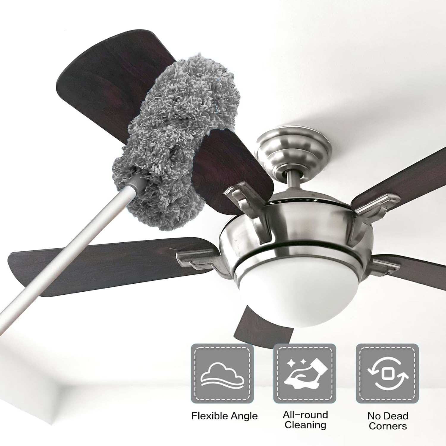 Fulminare Fan Cleaner Brush with Long Rod Flexible FanBest Amazon Deals