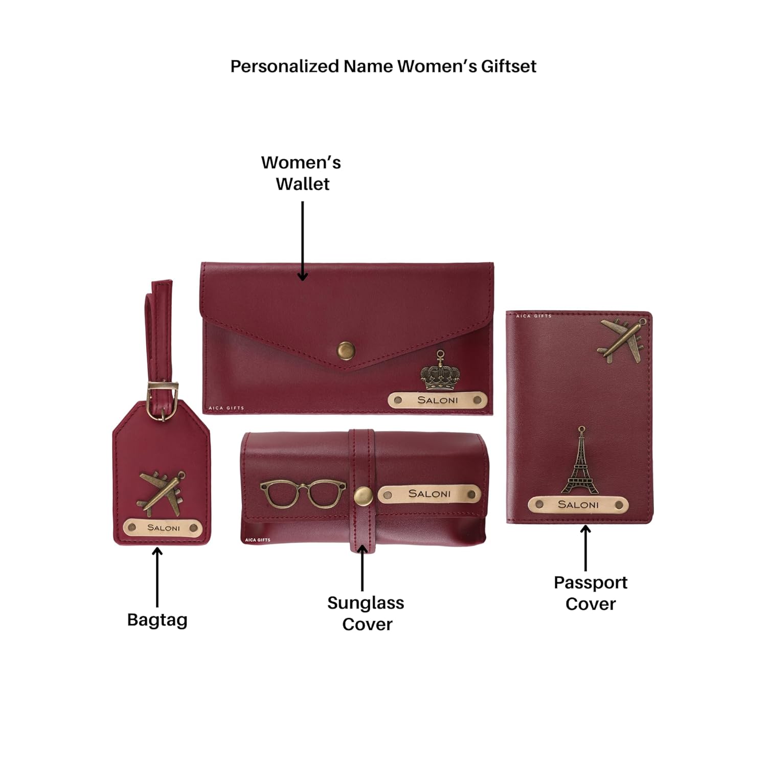 AICA Personalised Gift for Woman Custom Name & CharmBest Amazon Deals