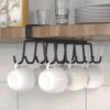 JIALTO Double Row Cup Holder Rack with 12 Hooks, MetalBest Amazon Deals JIALTO Double Row Cup Holder Rack with 12 Hooks, MetalBest Amazon Deals