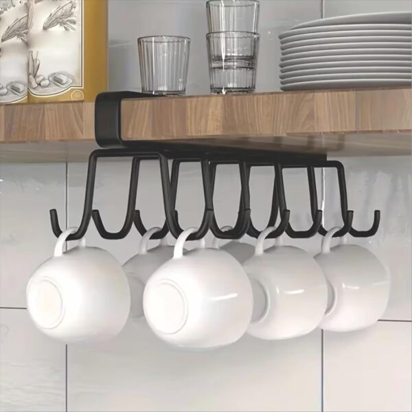JIALTO Double Row Cup Holder Rack with 12 Hooks, MetalBest Amazon Deals JIALTO Double Row Cup Holder Rack with 12 Hooks, MetalBest Amazon Deals