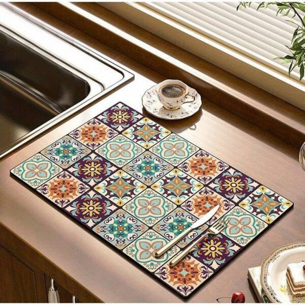 HomeCloud Dish Drying Mat for Kitchen Counter Hide StainBest Amazon Deals