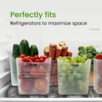 RILION 6 fridge storage boxes multipurpose containers forBest Amazon Deals