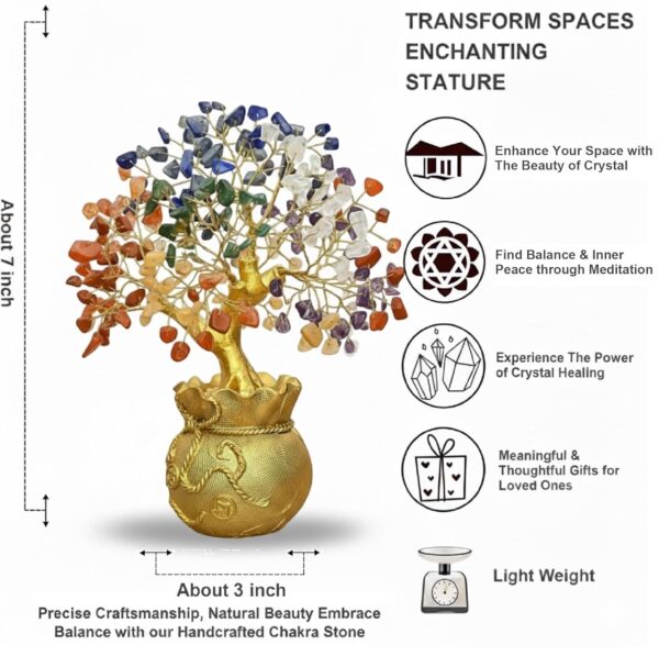 JD FRESH Feng Shui 7 Chakra Crystal Tree with GoldenBest Amazon Deals