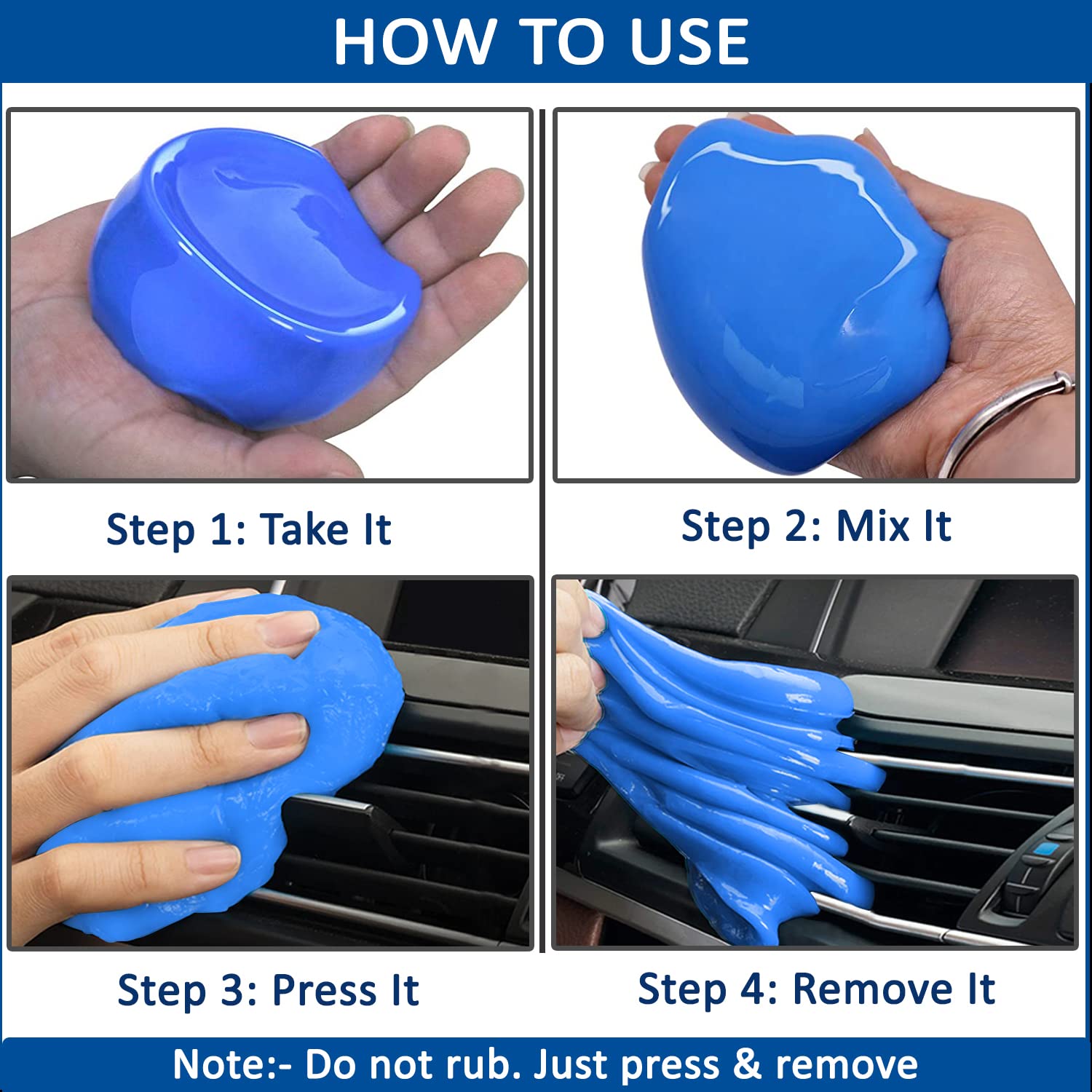 LAZI (500gm Blue) Multipurpose Car AC Vent InteriorBest Amazon Deals