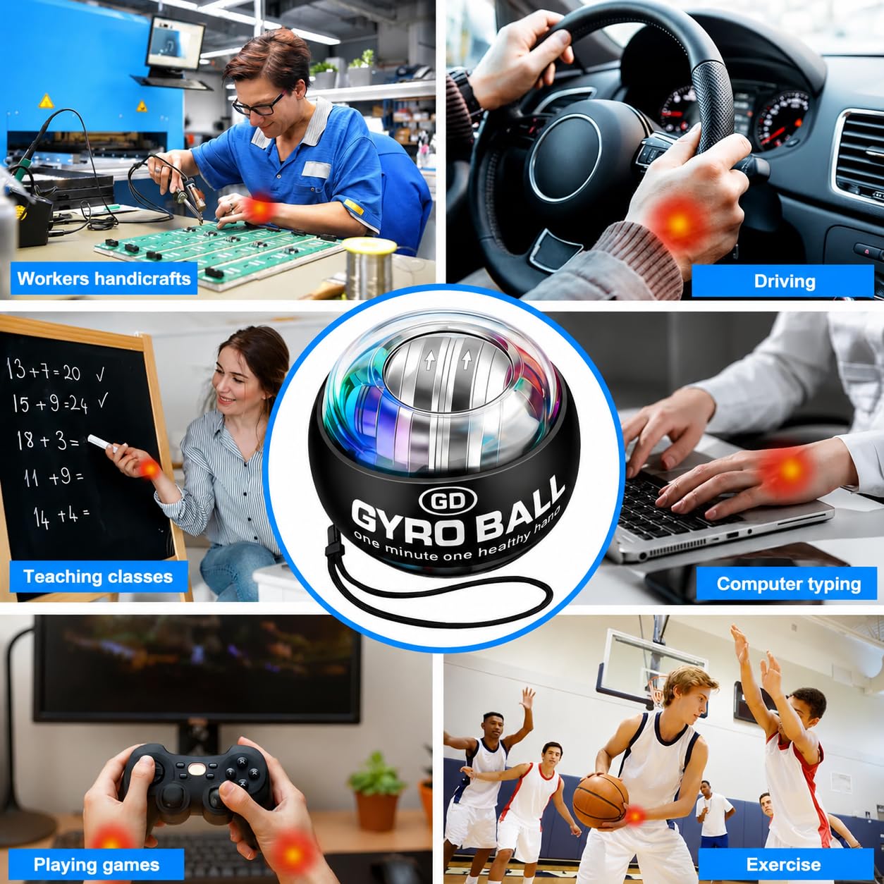 Gadget Deals- gyro Ball | gyro Ball Wrist Exerciser |Best Amazon Deals