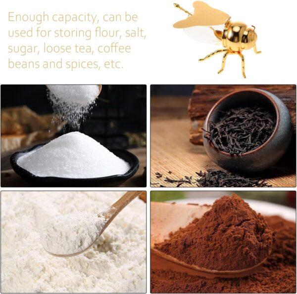 1Pack, Bee Shaped Glass Honey Jar with Airtight Lid andBest Amazon Deals