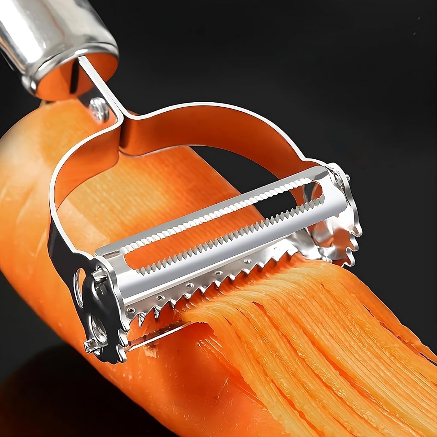 Top Chef 2-in-1 Julienne Peeler Make Veggie Strips &Best Amazon Deals