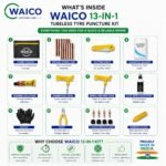 WAICO 13 in 1 Tubeless Tyre Puncture Kit | Reamer,Best Amazon Deals