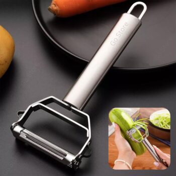 Go Store 2 in 1 Stainless Steel Julienne Vegetable PeelerBest Amazon Deals