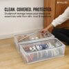 PrettyKrafts Shoe Storage Box, Clear Plastic StackableBest Amazon Deals