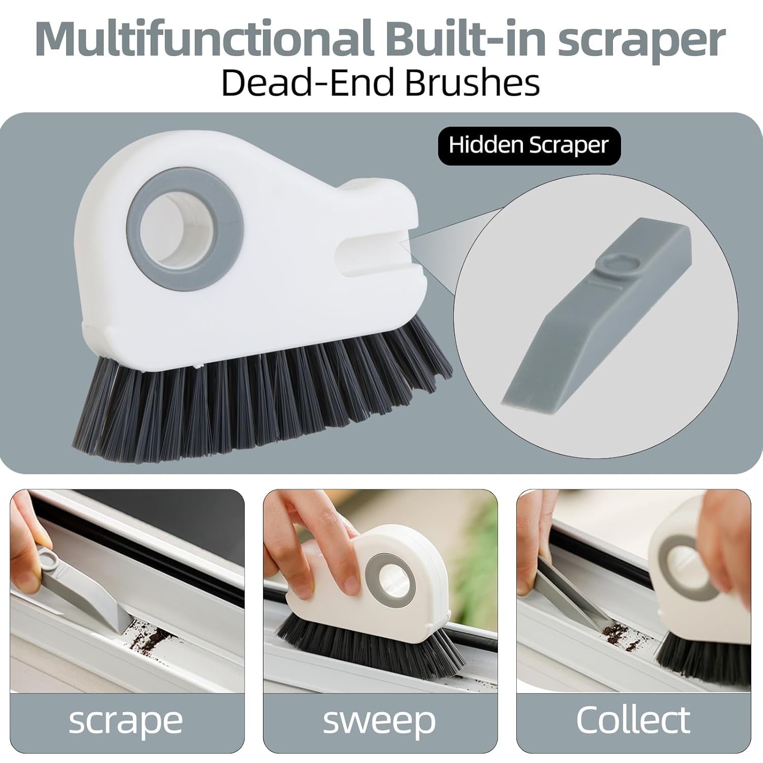 2 in 1 Groove Cleaning Brush, Grout Cleaner Tool &Best Amazon Deals