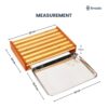 Bmado Bamboo Cutting Board with Stainless Steel Tray Best Amazon Deals