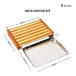 Bmado Bamboo Cutting Board with Stainless Steel Tray Best Amazon Deals
