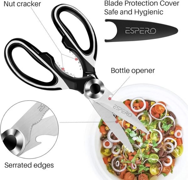 ESPERO Multi Purpose Made In Japan Kitchen Scissors, foodBest Amazon Deals