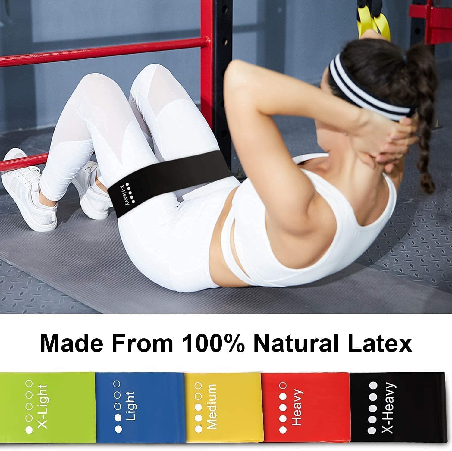 QUXIS Resistance Bands Set for Men and Women, Pack of 5Best Amazon Deals