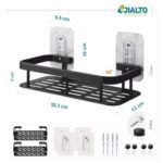JIALTO 2 Pcs Self Adhesive Bathroom Shelf for Wall |Best Amazon Deals
