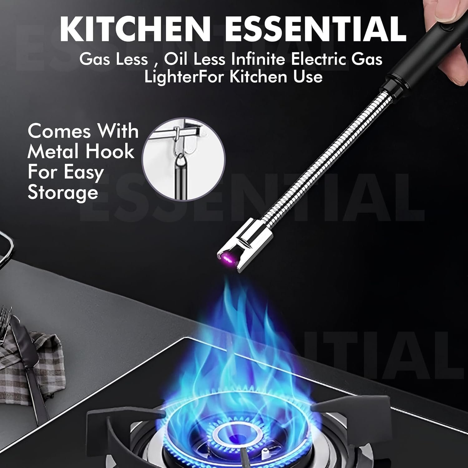 Rechargeable Electric Gas Lighter for Kitchen, LighterBest Amazon Deals