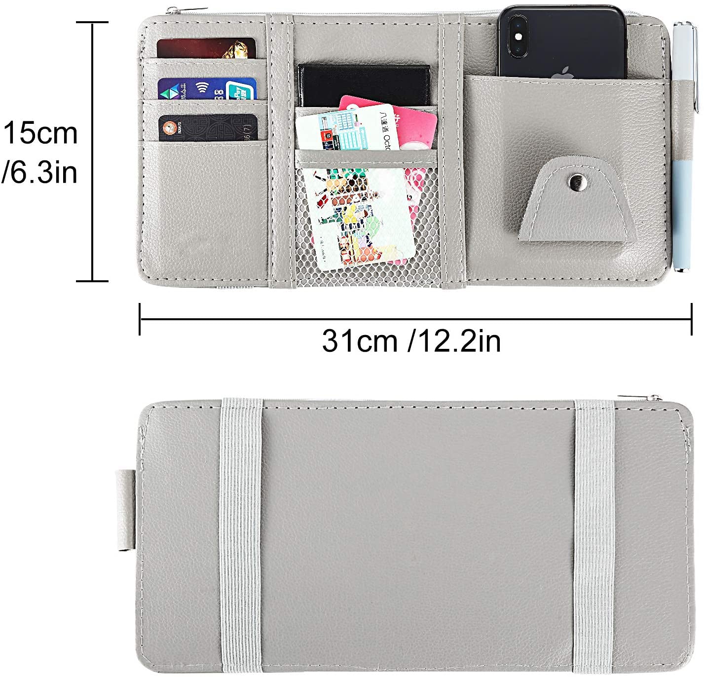HSR Car Accessories Car Sun Visor Organizer, Sunglass PenBest Amazon Deals