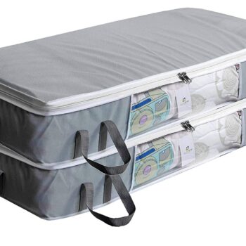 HomeStrap set of 2 Non-woven Long Underbed StorageBest Amazon Deals