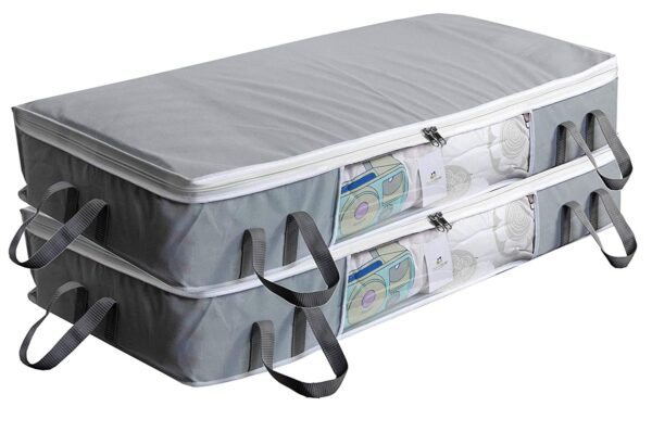 HomeStrap set of 2 Non-woven Long Underbed StorageBest Amazon Deals