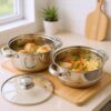 Amazon Brand – Solimo Stainless Steel Steamer with GlassBest Amazon Deals