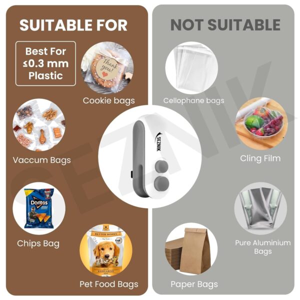 Seznik Sealing Machine for Food Packets – PortableBest Amazon Deals