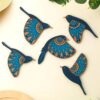 DAKSHESTRY ARTWORKS Boho Birds Wall Dcor | Set of 5 MDFBest Amazon Deals