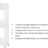 Amazon Basics Slim Rolling Storage Rack 3-Tiered ShelfBest Amazon Deals