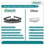 JIALTO 2 PCS Aluminum Bathroom Corner Shelf forBest Amazon Deals