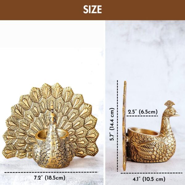 BEHOMA Metal Gold Dancing Peacock for Home Dcor |Best Amazon Deals