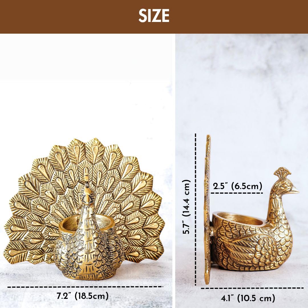 BEHOMA Metal Gold Dancing Peacock for Home Dcor |Best Amazon Deals