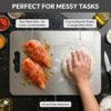 Herrlich Homes Rectangle Stainless Steel Chopping Board |Best Amazon Deals
