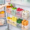 RILION 6 fridge storage boxes multipurpose containers for storage Space-saving Refrigerator Side Door Organizer for fridge kitchen Fruits, Vegetables Storage Containers- transparent, Plastic RILION 6 fridge storage boxes multipurpose containers for storage Space-saving Refrigerator Side Door Organizer for fridge kitchen Fruits, Vegetables Storage Containers- transparent, Plastic