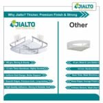 JIALTO Aluminum Bathroom Shelf for Wall Gold Wall MountedBest Amazon Deals