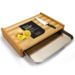 Bmado Bamboo Cutting Board with Stainless Steel Tray Best Amazon Deals Bmado Bamboo Cutting Board with Stainless Steel Tray Best Amazon Deals