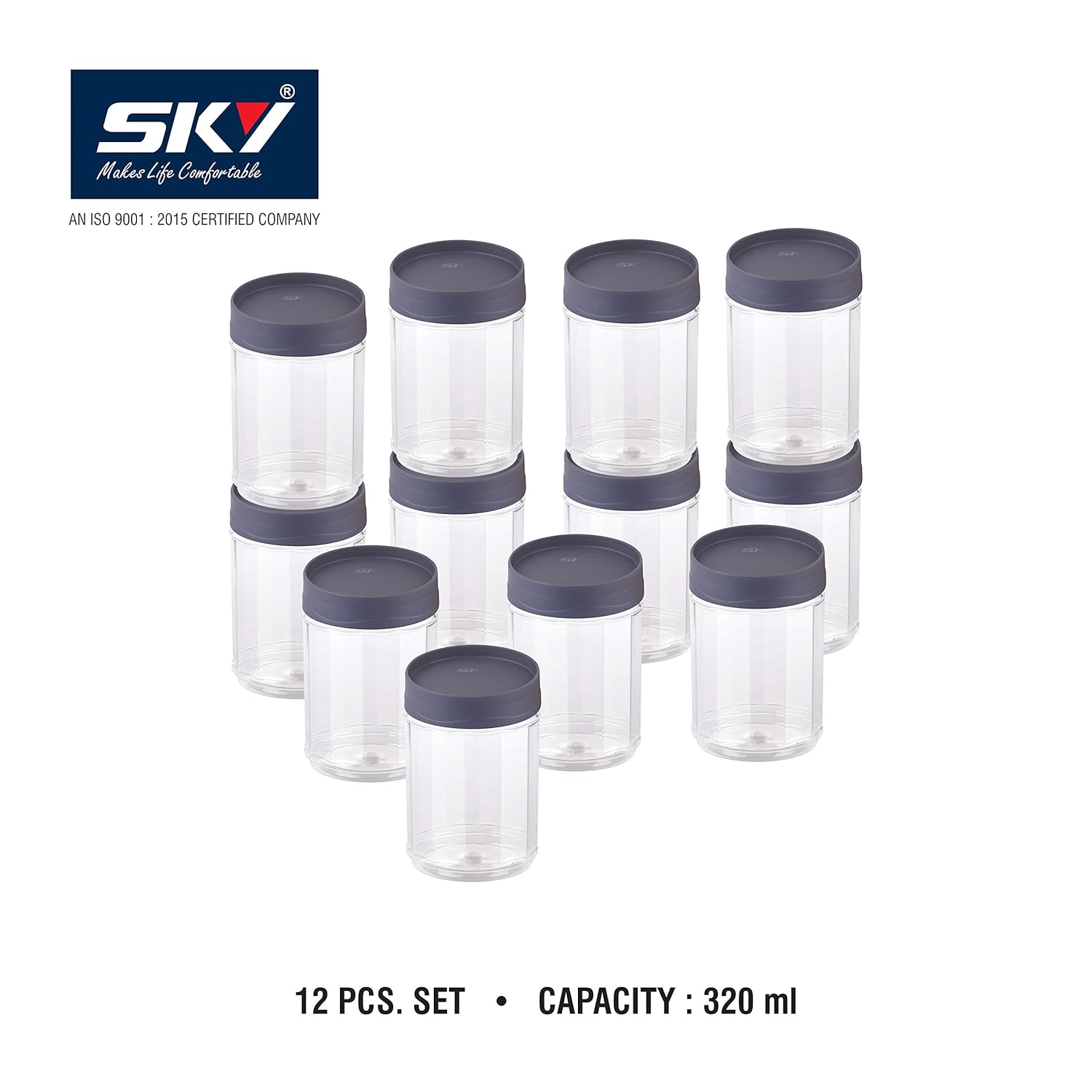 Sky Octave Celebration 12 Pcs with Inter-Stackable LidBest Amazon Deals