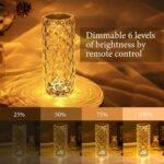 One94Store Crystal Lamp, 16 Color Changing Rose DiamondBest Amazon Deals